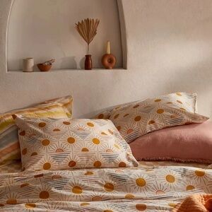 Urban Outfitters UO Home Geo Sun Duvet Set